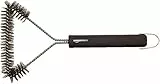 Amazon Basics - Spazzola a 3 lati per Triangolare barbecue, Nero, 30.5 cm