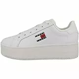 Tommy Jeans Sneaker Flatform Ess in Pelle Bianca