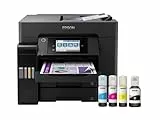 Epson EcoTank ET-5850 - Stampante Multifunzione 4 in 1 (Copia, scansione, Stampa, fax, A4, ADF, Full Duplex, WiFi, Ethernet, Display, USB 2.0), Grande capacità, Basso costo di Pagina.