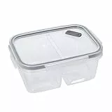 MasterClass Contenitore per Alimenti Diviso Eco Snap Riciclato, 800 Ml, Inserto per Carta