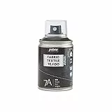 PEBEO - Pittura spray per tessuti 7A Spray - Tessuti naturali e sintetici - A base acqua - Senza solventi - Lavabile in lavatrice - Pittura su tessuto PEBEO colore Nero