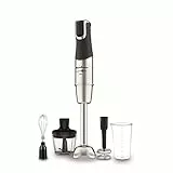 Moulinex DD95HD InfinyForce Pro Powelix Mixer a Immersione, 1200W, Mixer con Tecnologia Powelix, 4 Accessori, Bicchiere 800ml, Tritatutto 500 ml, Frusta e Schiacciapatate, Lame Rivestite in Titanio