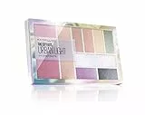 Maybelline New York City Kit Palette Ombretti Total Look Urban Light, Set con 8 Ombretti, 1 Blush e 1 Illuminante Viso