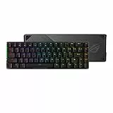 ASUS ROG Falchion 65% Tastiera Gaming Wireless e USB, Meccanica, Switch Cherry MX Rossi, RGB, Tasti in ABS, 2.4GHz, Pannello Touch Laterale, Custodia, Macro, Layout Italia, Nero