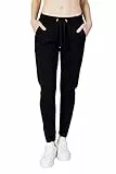 Blauer Felpa Pantaloni Sportivi, 999 Nero, L Donna