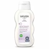 Weleda Baby Derma Crema Fluida Malva Bianca, trattamento corpo non profumato dall'azione lenitiva per pelli molto sensibili e tendenti a dermatite atopica (1X200 ml)