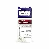 Acqua Alle Rose Siero Viso Con Acido Ialuronico Concentrato Attivo, Siero Senza Età Antirughe Con Acido Ialuronico Vegetale, Riempie E Riduce Le Rughe Del Viso, 30 ml, Confezione da 1
