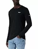 Pepe Jeans Original Basic 2 Long N, T-Shirt Uomo, Nero (Black),XXL