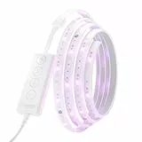 Nanoleaf Matter Essentials Lightstrip Starter Kit, 2M LED Striscia RGBW Smart - Luci Led 16M Colori, Matter over Thread, Bluetooth, Funziona con Google Home Apple, Sincronia Musica e Monitor