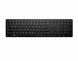 HP - PC 450 Tastiera wireless programmabile, 20 tasti personalizzabili, 6° di inclinazione, Ricevitore USB Incluso, nero, 4R184AA