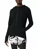 Urban Classics Ladies Athletic Interlock Zip Hoody Felpa, Nero (Black 7), L Donna