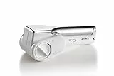 Ariete Gratì Metal 44, Grattugia Elettrica per Formaggio Senza Fili, 2 Rulli in Acciaio Inox Inclusi, 1 Kg di Formaggio con una Ricarica, Grattugia Molti Ingredienti, 1500mAh, Bianco