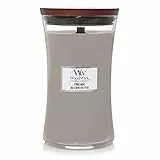 WoodWick candela grande profumata con stoppino scoppiettante | Focolare (Fireside) | Durata Fino a 130 Ore