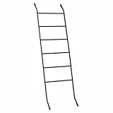 Amazon Basics Stendipanni per lenzuola a scala inclinata, Finiture In Nero