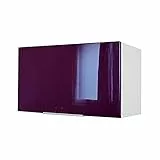 Berlenus CH6HA - Mobile da Cucina Superiore, 60 cm, Colore: Viola Lucido