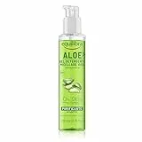 Equilibra Viso, Gel Detergente Micellare con Aloe Vera e Aloe 3+ per Pelli Sensibili, Struccante, Rimuove Residui di Make-up e Impurità, Idratante e Tonificante, 200 ml