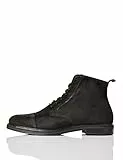 FIND Oiled Suede - Stivali western Uomo, Nero (Black Black), 45 EU