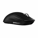 Logitech G PRO X SUPERLIGHT 2 LIGHTSPEED Mouse da Gioco Wireless, Leggero, Tasti Ibridi LIGHTFORCE - Nero