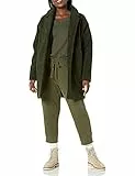 Amazon Essentials Giacca con Rever Oversize in Pile Pelosa (in precedenza Daily Ritual) Donna, Verde Oliva, S