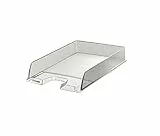 Esselte EUROPOST Vaschetta Portacorrispondenza, F.to A4, Polistirene (PS), Impilamento verticale o 'a sbalzo', Trasparente, 1 Pezzo, 623603
