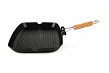 Excelsa Grigliosa Bistecchiera/Padella Grill Rettangolare, cm. 25 x 35