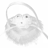 BESPORTBLE Matrimonio Decorazioni Addobbi Matrimonio Cuscino Per Nuziali Portafedi A Bianco Con - Portafedi In Per Cerimonie Decorazioni Matrimonio Accessori Matrimonio