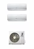 Condizionatore Dual Split 9000 + 12000 Btu, Inverter, Classe A++/A+ - ZDUO 9000 + 12000