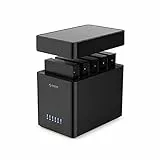 ORICO Docking Station 5 bay USB 3.0 Tool-free Custodia per disco rigido magnetica 3.5' per SATA External Hard Drive SATA3.0 da 5x16TB con adattatore 12V6.5A compatibile con Windows/Mac/Linux