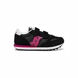 Saucony Scarpe da Bambina Bimba Jazz SK166331 Sneakers Casual Basse Strappo Nere