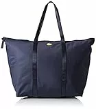 Lacoste NF3816YA, Borsa Shopping Donna, Marine 166 Jaune Fluo, Taglia Unica