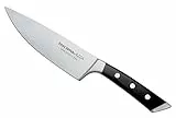 Tescoma 884529 Azza Coltello Cuoco, Acciaio Inossidabile, Nero, 16 cm, 1 Pezzo