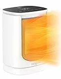 Termoventilatore, 2000W Stufa Elettrica con Termostato Regolabile, Stufetta Basso Consumo, Protezione contro Rovesciamento e Surriscaldamento Funzione Memoria