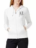 ARMANI EXCHANGE Icon Project Hoodie, Felpa con cappuccio, Donna, Bianco, M