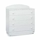 Foppapedretti Patty Cassettiera, Bianco