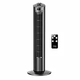 Taurus Toro - Babel RC II. Ventilatore a torre digitale. Indicatore di temperatura. 3 velocità. 3 modalità. Timer 12 ore. Sistema di oscillazione. Telecomando. Silenzioso, Grigio, 74 cm altezza