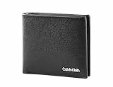 Calvin Klein CK Vital Bifold 5CC W/Coin L Black Tonal Mono