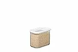 Mepal - Contenitore per Alimenti Modula - Contenitore Trasparente con Coperchio - Organizzatori da Cucina e Contenitore in Plastica - Impilabile ed Ermetico - 1000 ml - White
