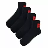 HUGO 2P Sh Rib Label CC Calzini Corti, Dark Blue, 40-46 Uomini
