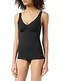 sloggi ZERO Feel Bra Shirt EX, Camicia Reggiseno, Donna, Nero (Black), S