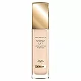 Max Factor Fondotinta Liquido Radiant Lift, Formula Antietà a Lunga Durata con SPF 30 ed Acido Ialuronico, 55 Golden Natural