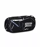 Seven Bustina Round Plus Seven Ischoolpack, Nero, Scomparto a ttrezzato Porta Penne
