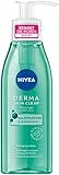 NIVEA Derma Skin Clear Gel detergente (150 ml), detergente pulente e pulente per pelli impure, gel detergente efficace con acido salicilico e niacinamide