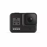 GoPro HERO8 Black - Fotocamera digitale impermeabile 4K con stabilizzazione ipersfondata, touch screen e controllo vocale - Streaming live HD