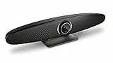 Trust IRIS Videocamera 4K per Videoconferenza Professionale, Ultra HD Telecamera con Tecnologie ClearView e ClearSound, 60 FPS, Grandangolo a 120°, Video Conference Kit con Telecomando Wireless