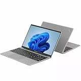 Aocwei PC Portatile 15,6 Pollici 6 GB RAM 128 GB SSD Memoria Espandibile 1 TB, Win 10 Notebook con Celeron J4105 Up to 2,5 GHz, FHD 1920x1080, Bluetooth 4.2, 5G WiFi, Adesivi Tastiera Italiana-Grigio
