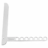 Fackelmann 61490 - Serie di Ganci per grucce retraibile, 24 cm