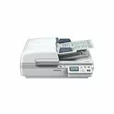 Epson WorkForce DS-6500N Scanner di Rete per Documenti A4, 25 ppm/50 ipm, Display LCD, Scanner Piano e ADF da 100 Fogli, Fronte/Retro, Conversione Documenti Funzioni Push Scan to E-mail, Scan to PDF