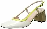 HUGO Sophy Sling60-P, Slingback Donna, Open White116, 41.5 EU