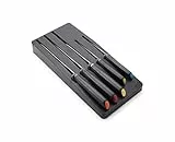 Joseph Joseph Elevate Knives Store - Set di coltelli, 5 pezzi, con vassoio di conservazione da inserire nel cassetto, 10545