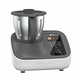 Lifeite by TOKIT Auto Cook All-in-1 Robot da cucina Ricette guidate Pre-pulizia, tritatura, spremitura, frullatura, pesatura, cottura a vapore, tritatura del ghiaccio e altro ancora Grigio